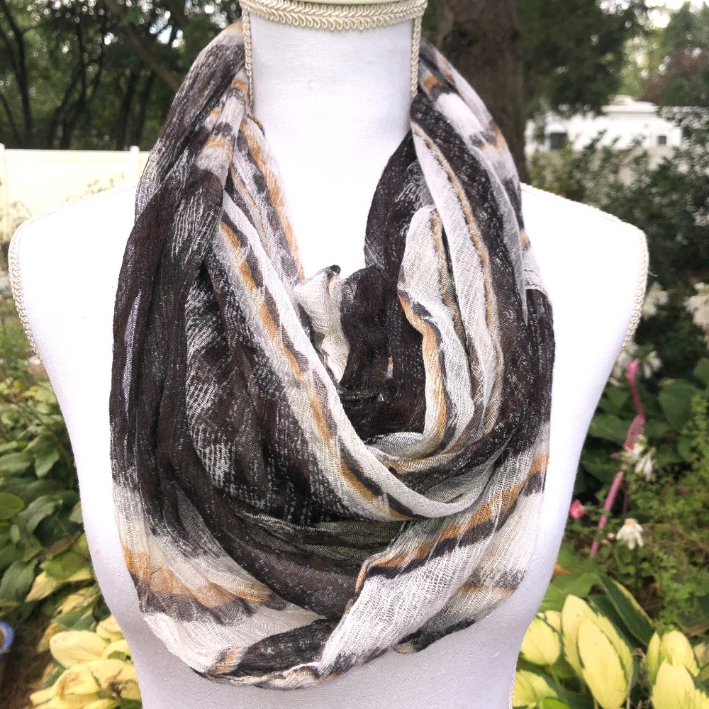 Infinity scarf Multi- Neutral Colored